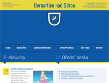 Tablet Screenshot of bernarticenadodrou.cz